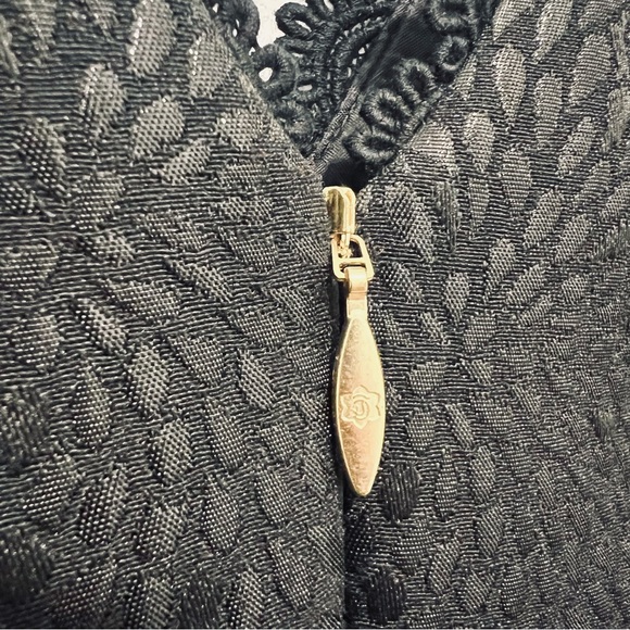 Draper James Maisy Jacquard Black Dress in Women's Size 6 - Picture 9 of 10